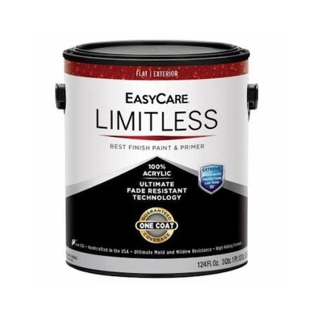 Gourmetgalley 1 gal EasyCare Limitless Exterior Latex House Flat Paint & Primer Pastel Base GO3847175